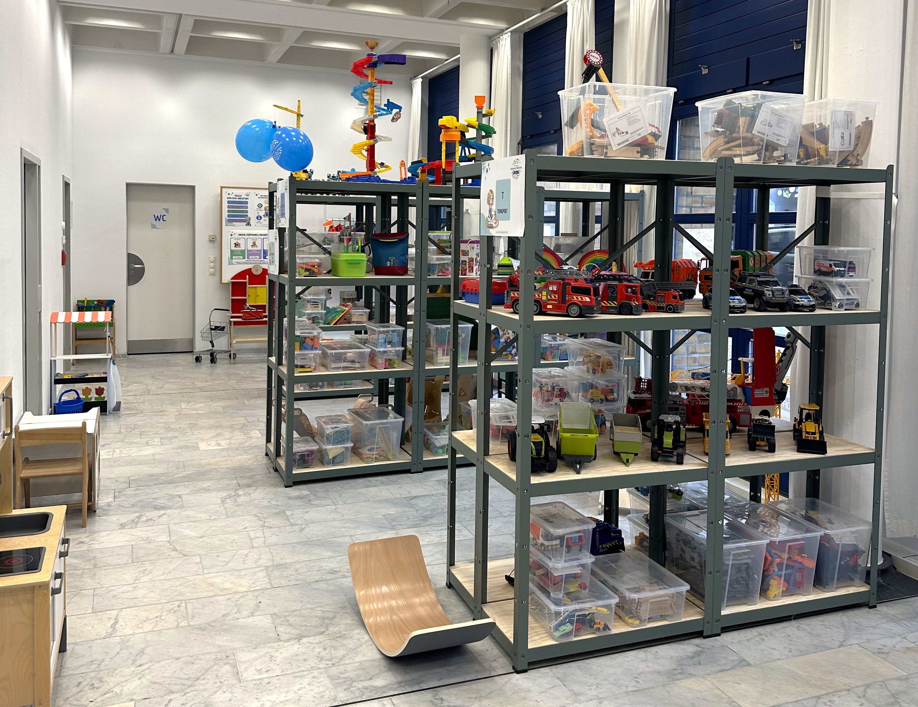 Raum Spielzeug-Bibliothek